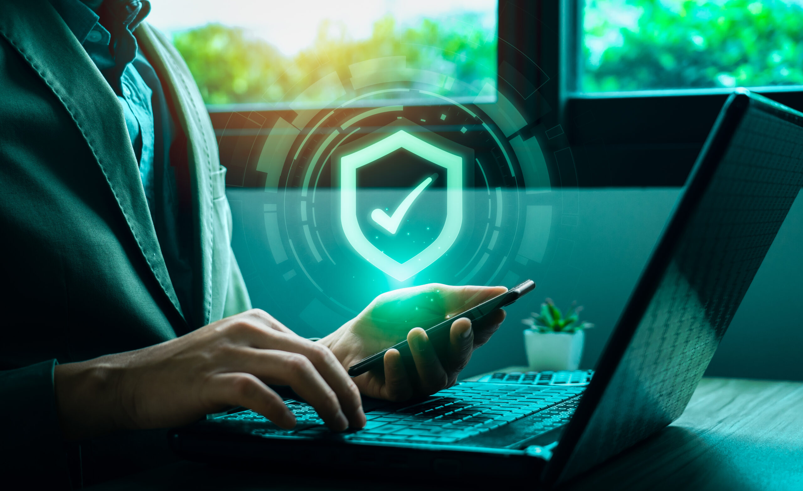 Secure online connection with technology devices