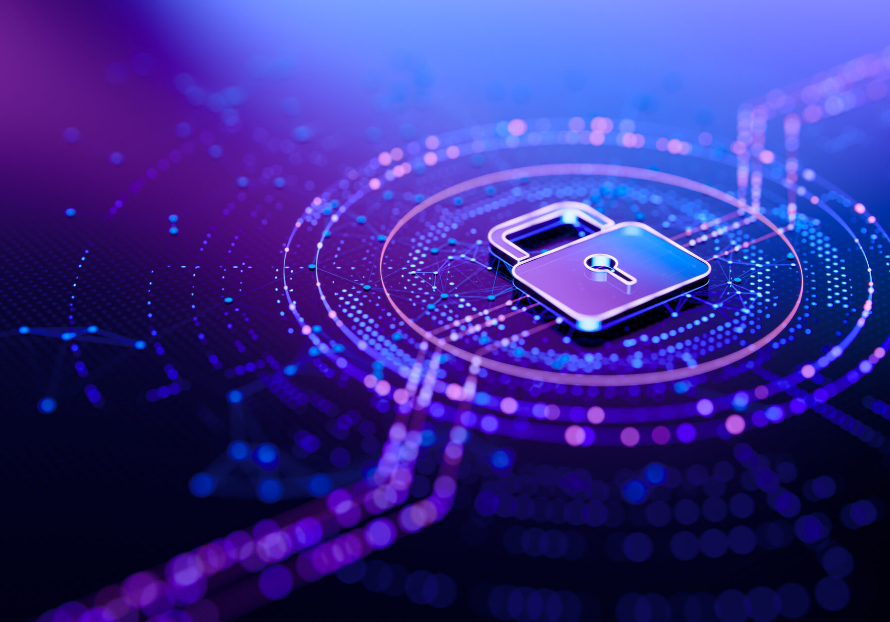 Cyber Security Data Protection Business Technology Privacy concept.